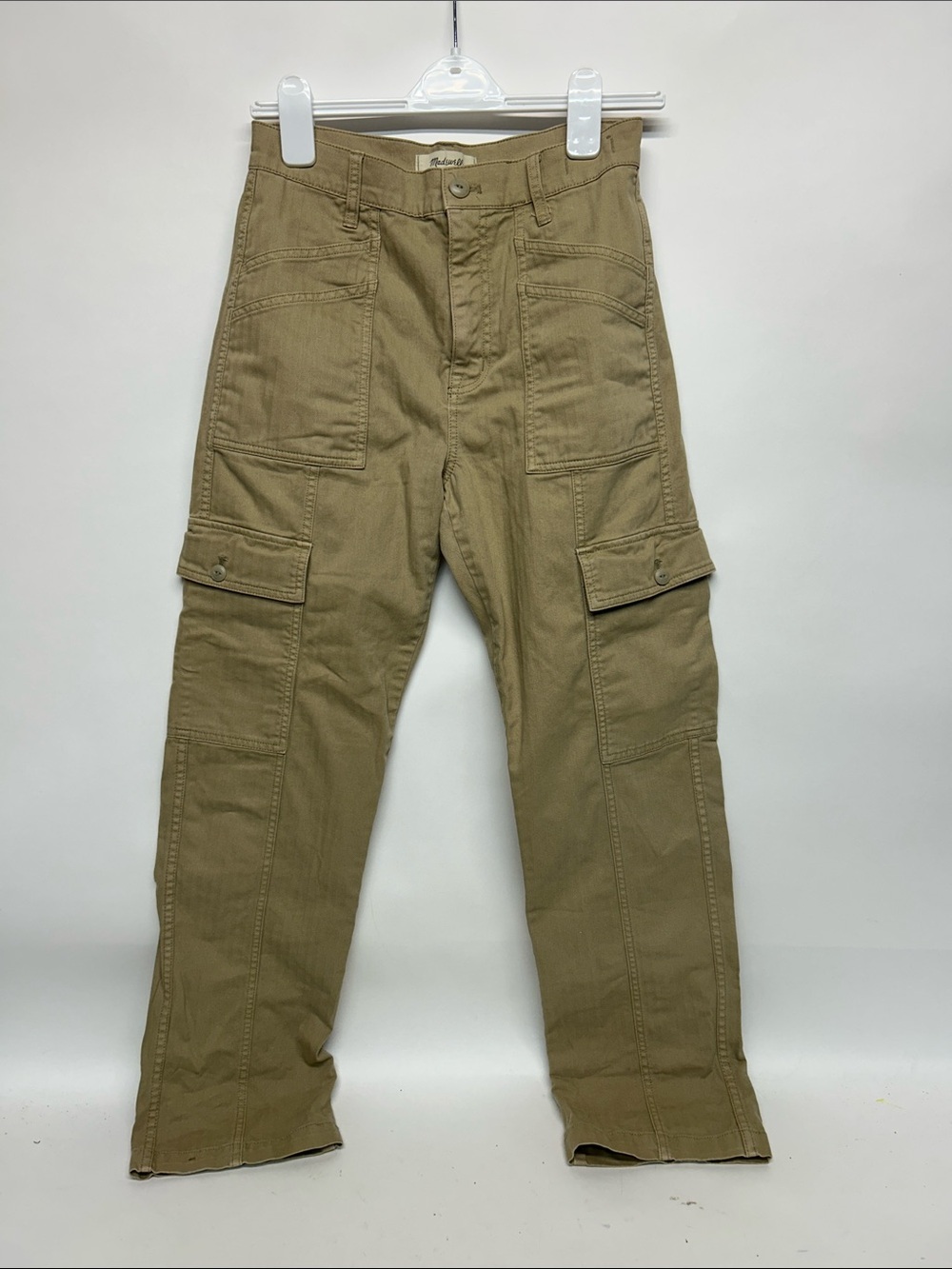 Madewell 90s straight cargo pants size 26 khaki